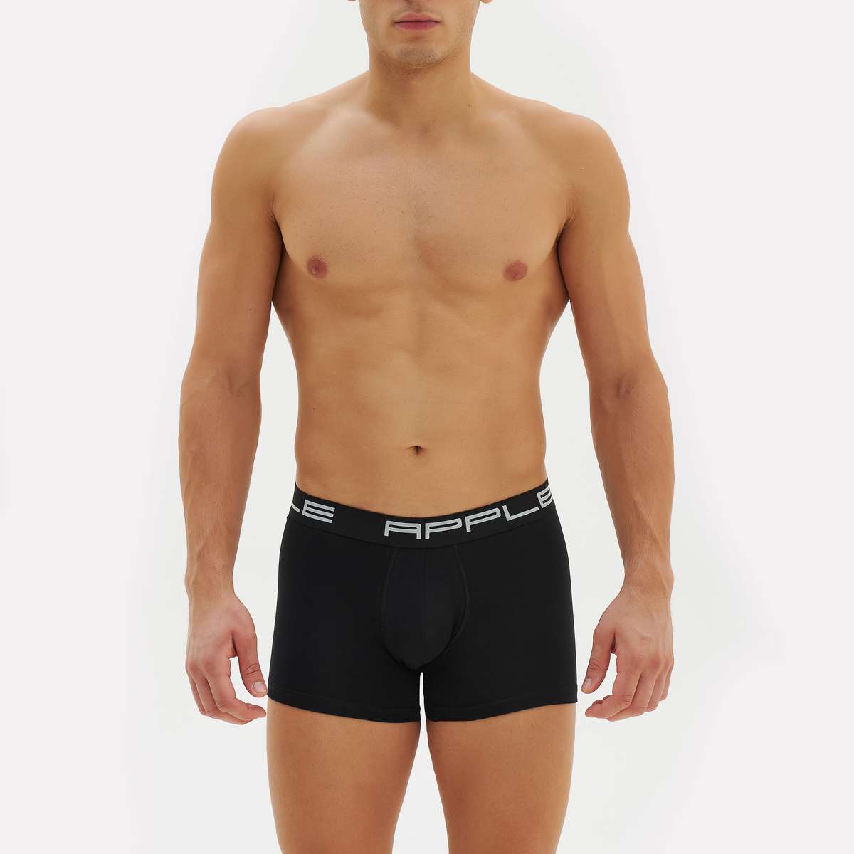 APPLE BOXER MEN΄S BOXER 3PACK 0113965 BLACK-BORDEAUX-NAVY  - Μαύρο-Μπορντό-Μπλε - L